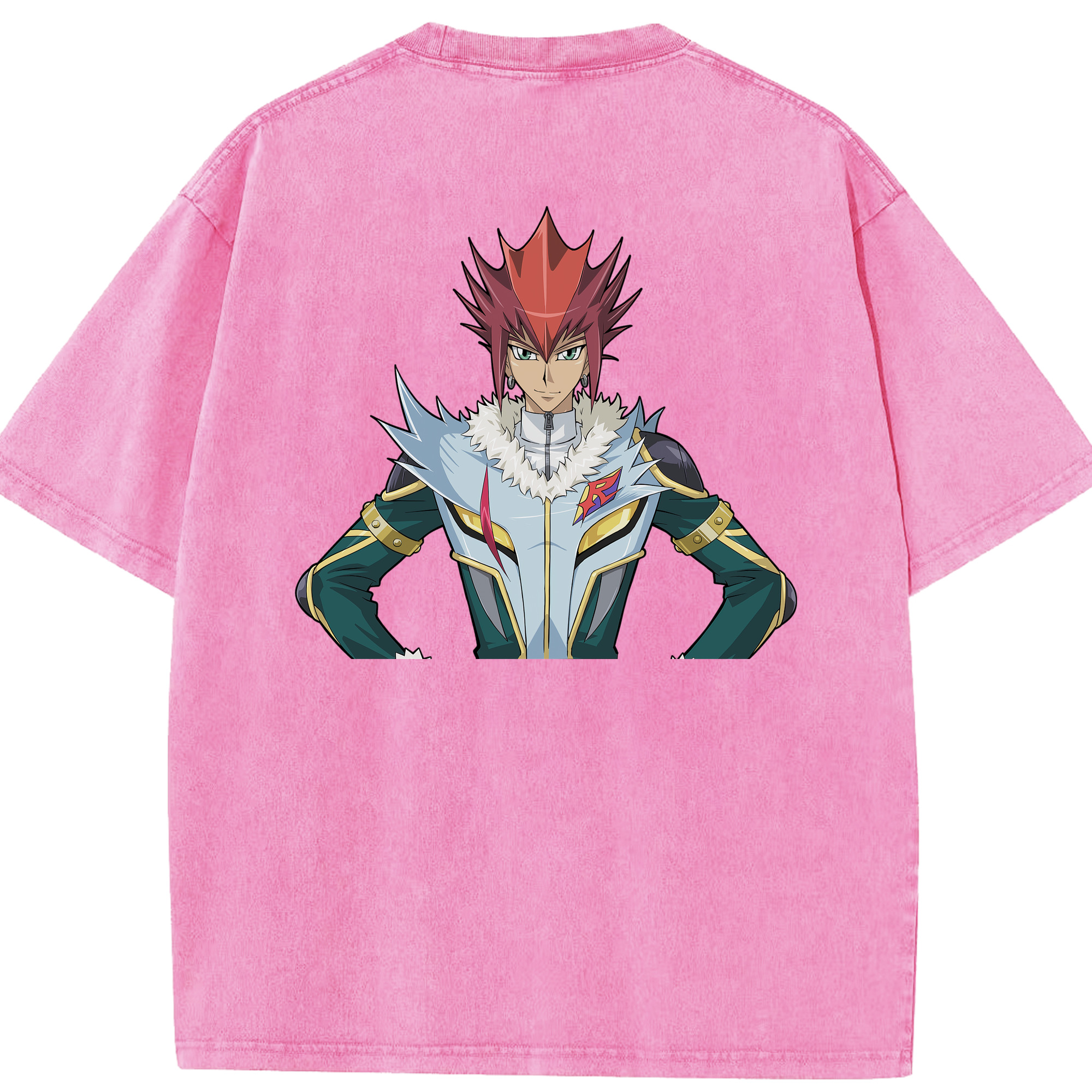 （画像用） 遊☆戯☆王 Yu-Gi-Oh! 綿100% ヴィンテージ風 半袖Tシャツ（背面プリント）